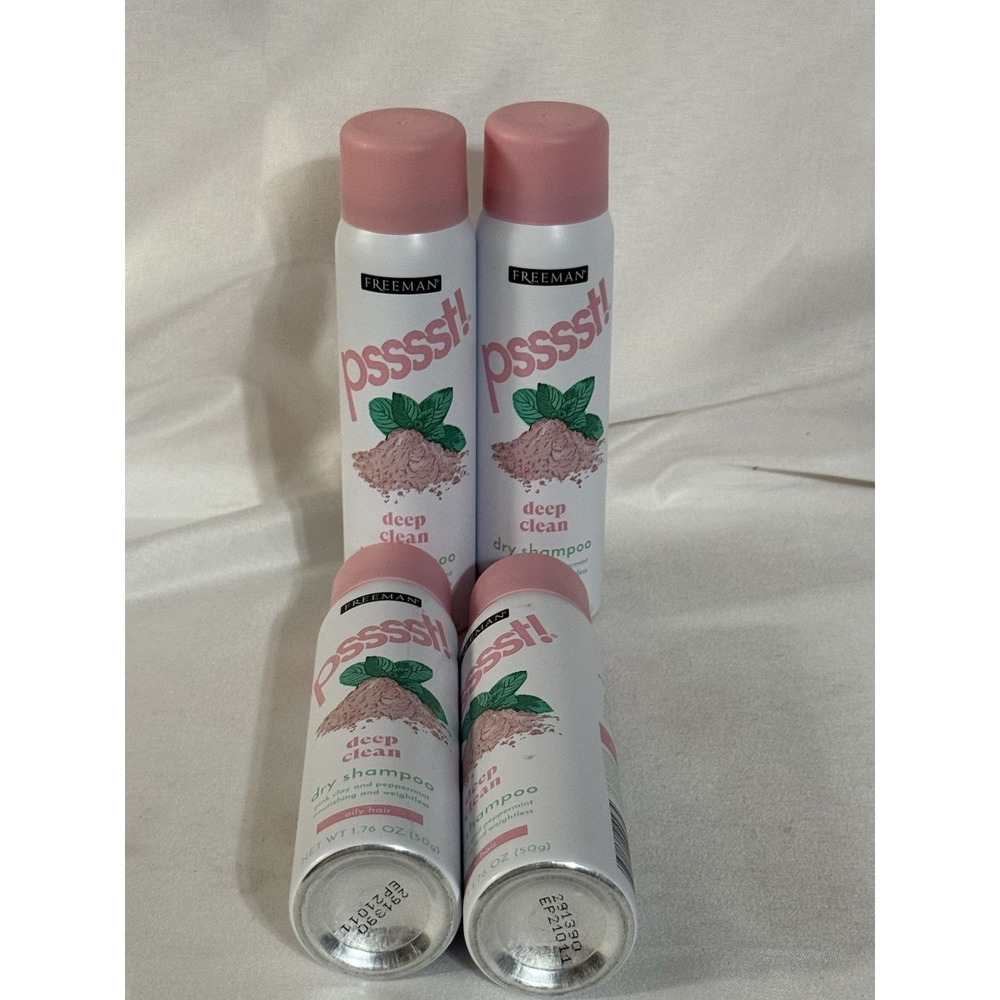 Freeman Psssst Travel Size Dry Shampoo 1.76 oz Lot of 4 New - Picture 5 of 7